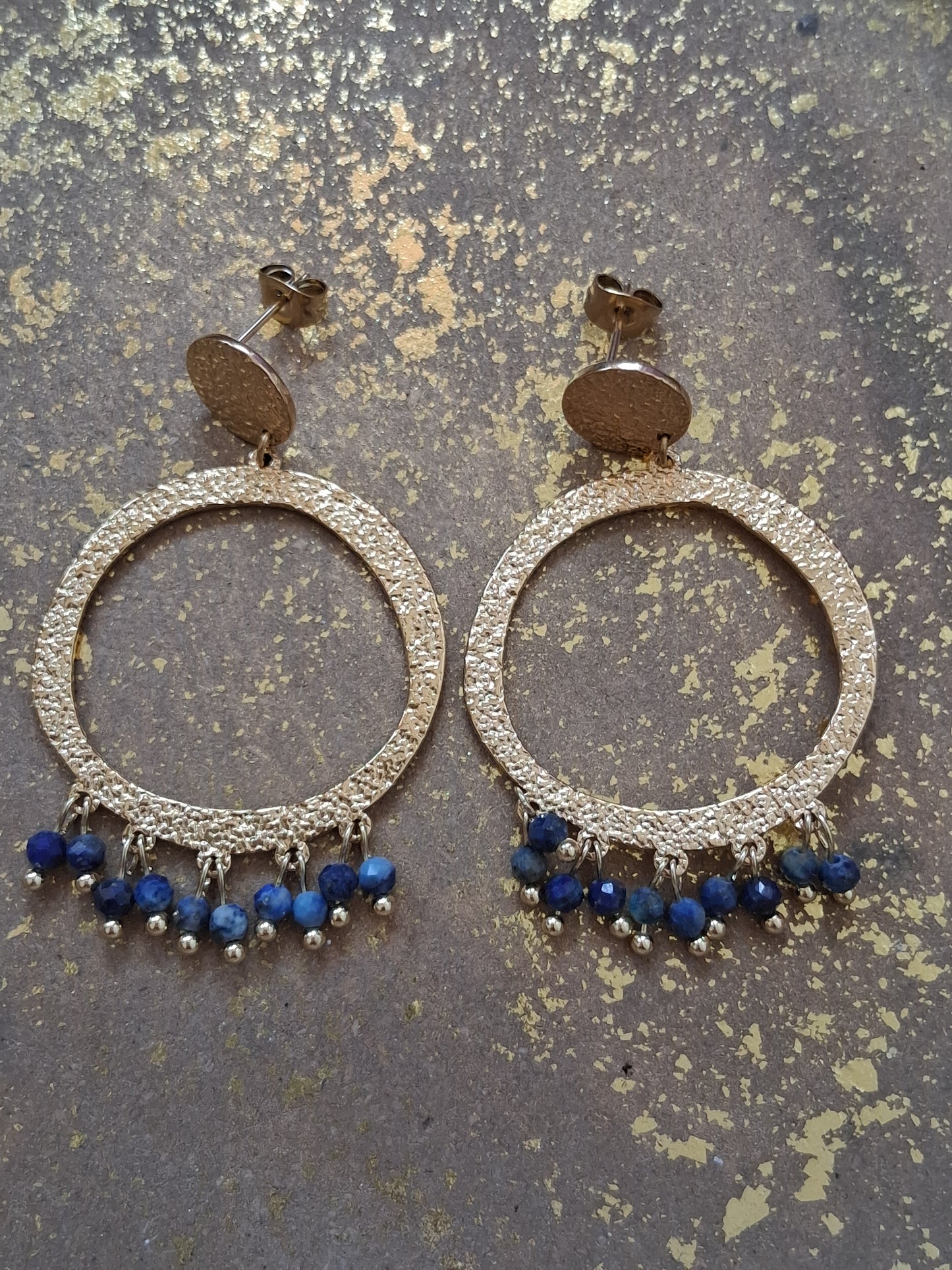 Boucle d'oreille Elisabeth en acier inoxydable