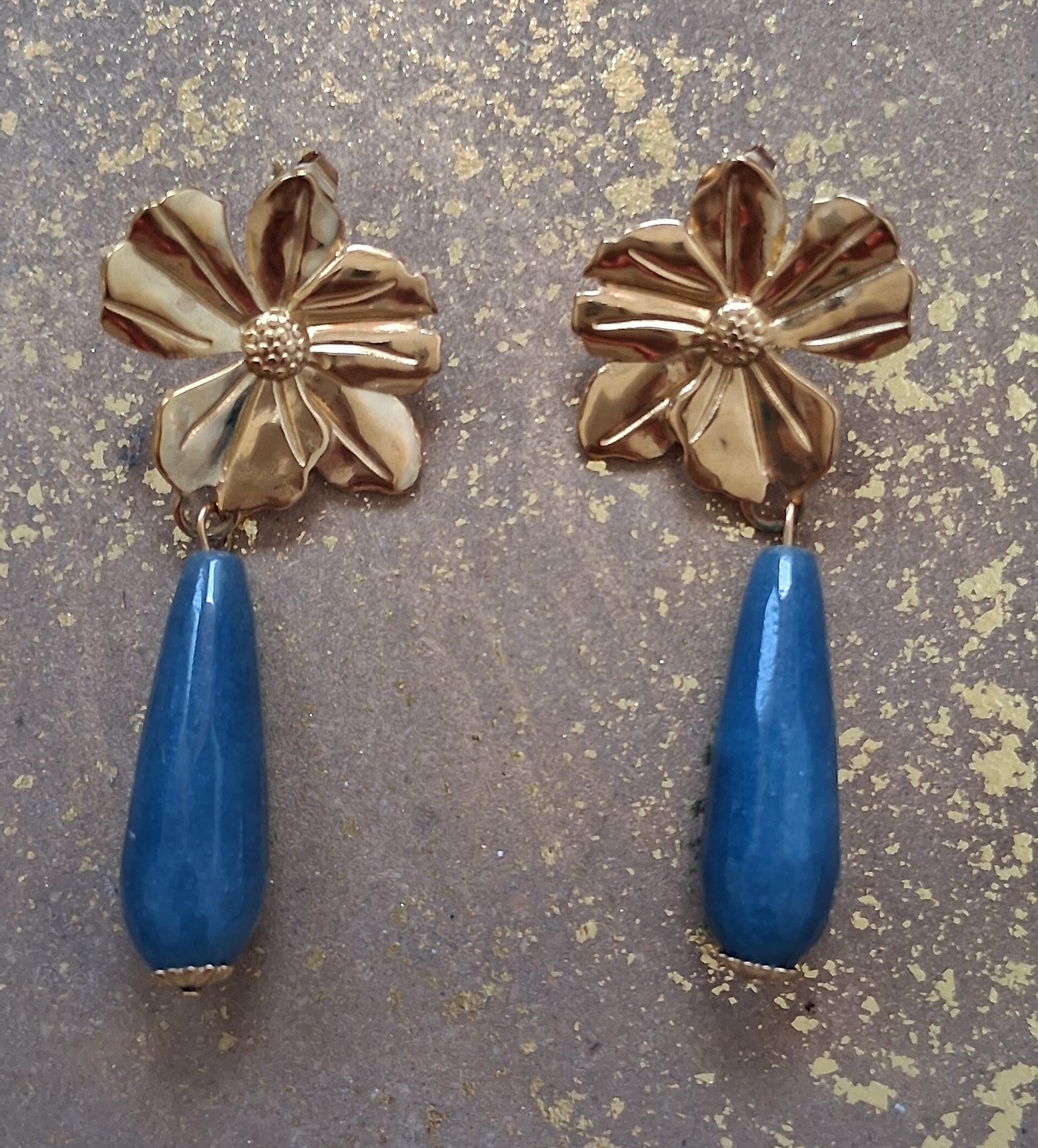 Boucle d'oreille Jeanne en acier inoxydable