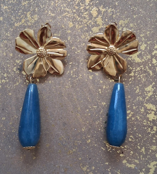 Boucle d'oreille Jeanne en acier inoxydable