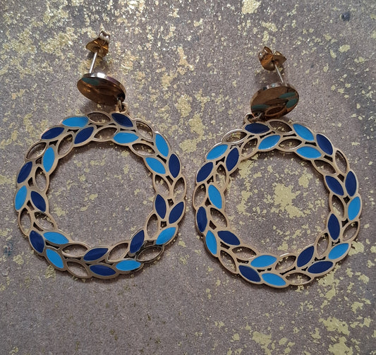 Boucle d'oreille Marie-Jeanne en acier inoxydable