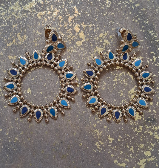 Boucle d'oreille Emna en acier inoxydable